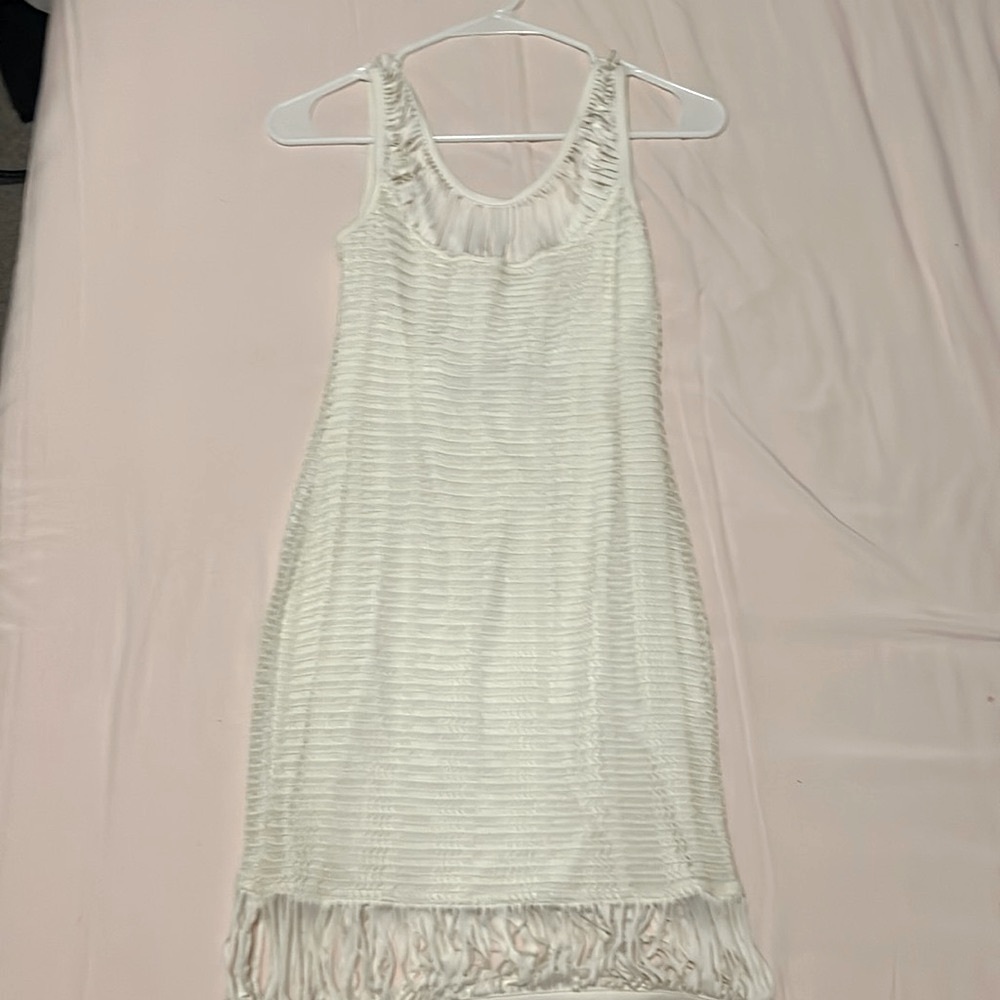 White Mini Lace Dress Size M Lovers + Friends